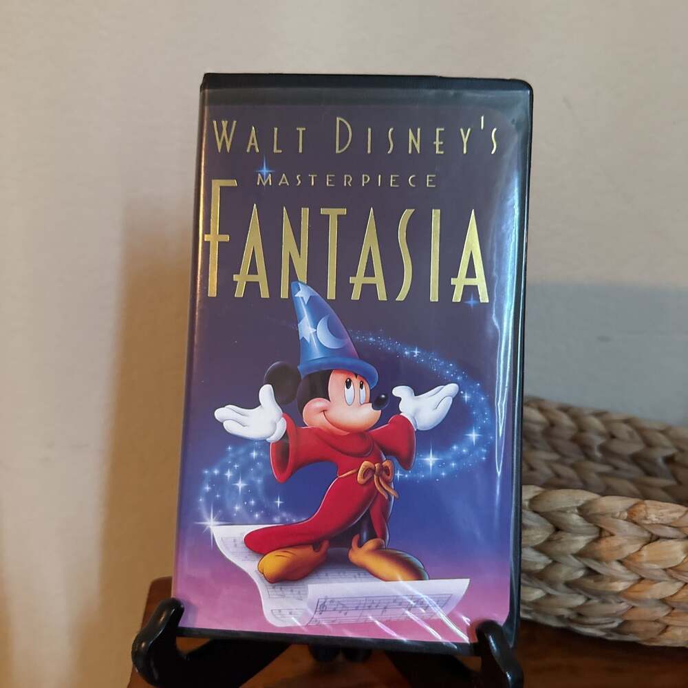 Original Walt Disney's Masterpiece FANTASIA Rare VHS 1991